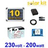 Kit solare fotovoltaico per baita o rifugio 10Wp 220V