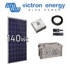 Kit solare fotovoltaico per baita o rifugio 130Wp 12V