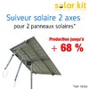DUAL AXIS SUN TRACKERS FOR 2 SOLAR PANELS