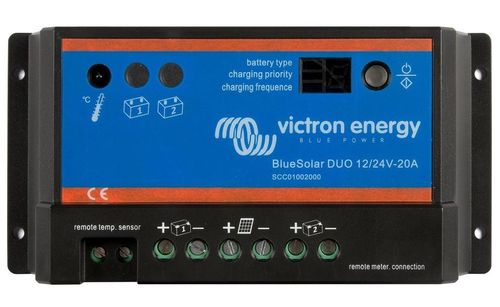 Régulateur PWM 20A 12-24V Blue Solar DUO Victron Energy