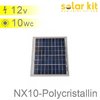 Solar panel 12V 10Wp polycrystalline NX