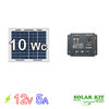 Kit solaire photovoltaique 12v 10Wc pt