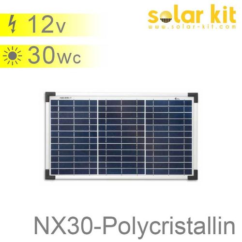 Solar panel 30Wp 12Vdc polycrystalline NX