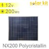 Panneau solaire 200Wc 12V polycristallin NX