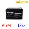 Solar battery Prime 12V 12Ah