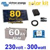 Kit solaire 80Wc poly sortie 230V 300W VICTRON
