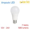 Lot ampoules LED 7W 12V-24V E27 - vendues par 5