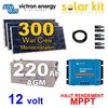 Solar kit MPPT Victron 12v 300Wc + battery 220Ah