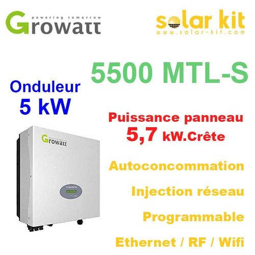 Inverter on-grid Growatt Growatt 5500MTL-S 4800W