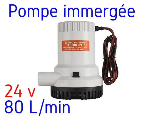Water pump 24V - 80 liters per min