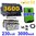 Kit solaire 230V 3000W - 3600Wc MPPT - batterie AGM 800Ah