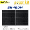 Panneau solaire 450Wc  monocristallin - Haut rendement