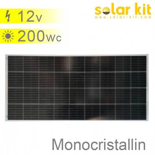 Panneau solaire 200Wc 12v monocristallin