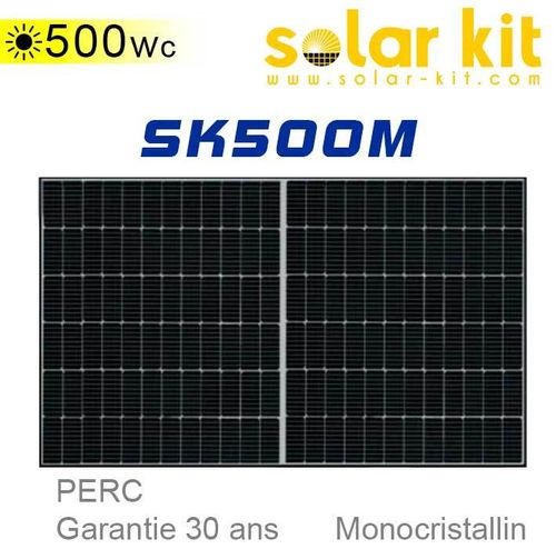 Panneau solaire 500Wc  monocristallin - Haut rendement