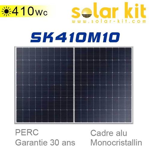Solar panel 410 Wp monocrystalline - High efficiency